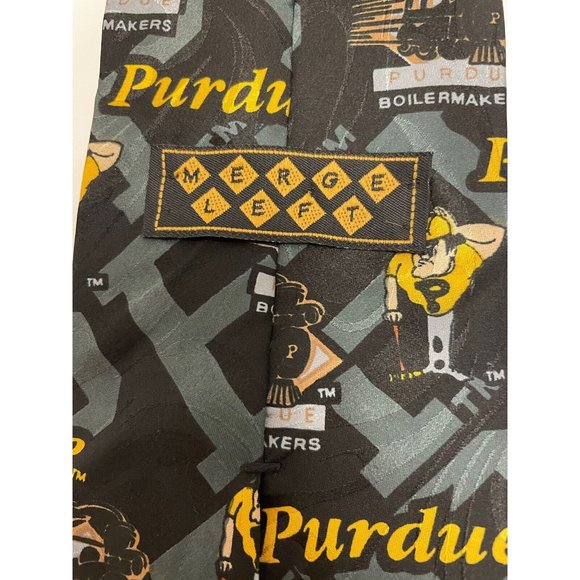 Men's Tie Merge Left Purdue Boiler Makers - Picture 3 of 3